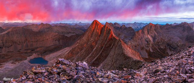 Weminuche Sunset in Colorado.