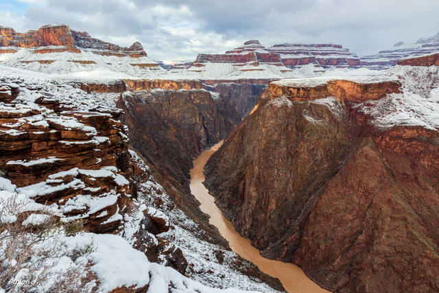Colorado River in the Grand Canyon.