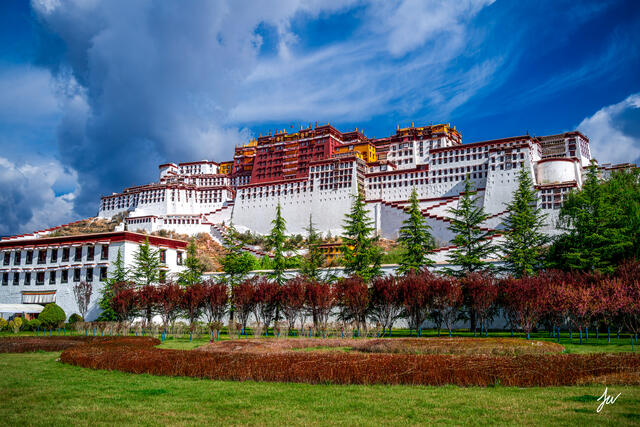 Potala palace in Lhasa, Tibet.