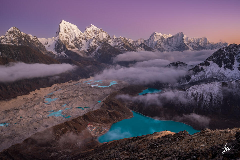 Gokyo Ri Sunset print