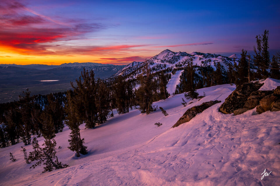 A Heavenly Sunrise print