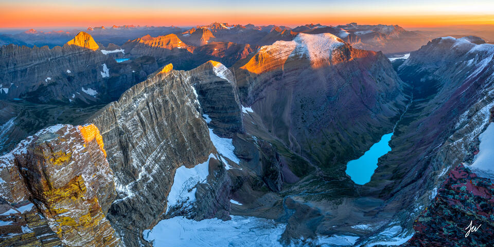 The Roof of Glacier Park print