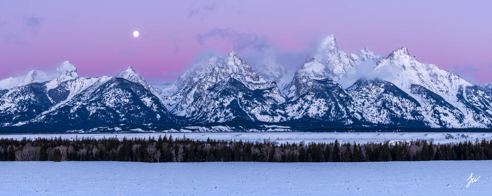 Teton Winter Wonderland print